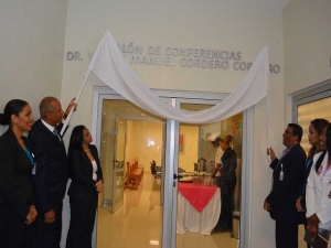 Hospital Materno Reynaldo Almánzar inaugura salón en honor al Dr. Víctor Manuel Cordero Cordero