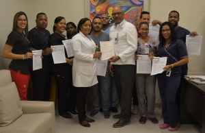 Comisión Nacional de Energía certifica personal de radio protección del Hospital Materno Dr. Reynaldo Almánzar