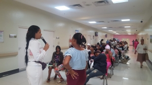 Hospital Materno Dr. Reynaldo Almánzar se une a la campaña de  prevención del Dengue y Zika con charlas a sus usuarias