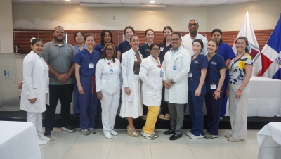 Hospital Materno Dr. Reynaldo Almánzar recibe delegación académica de la Universidad de Pensilvania   