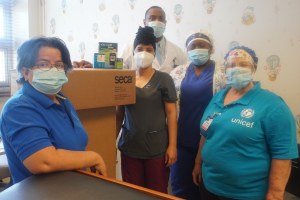 UNICEF dona equipos a la unidad Mamá Canguro del Hospital Materno Dr. Reynaldo Almánzar